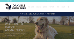 Desktop Screenshot of oakvilleanimalclinic.com